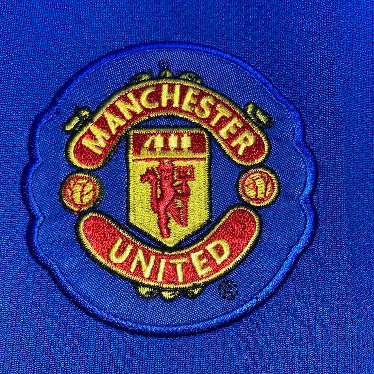 2007-2008 Manchester United Retro Away Shirt - Blue