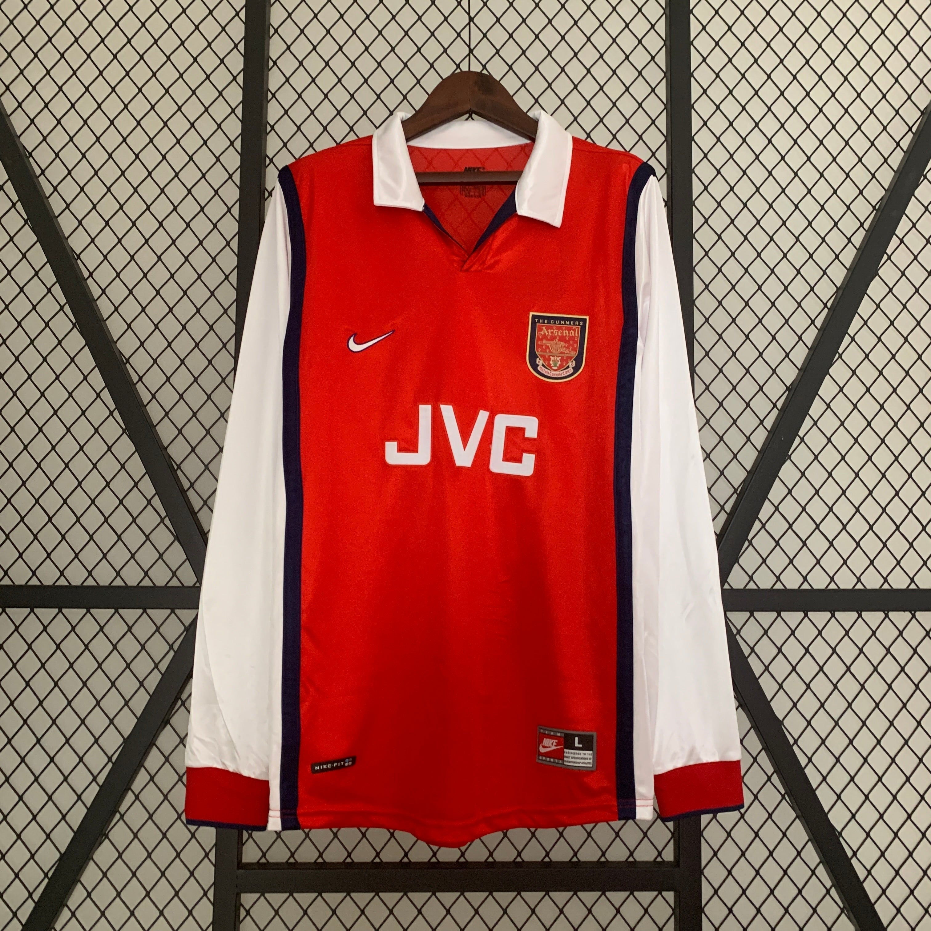 1998-1999 Arsenal Long Sleeve Home Shirt