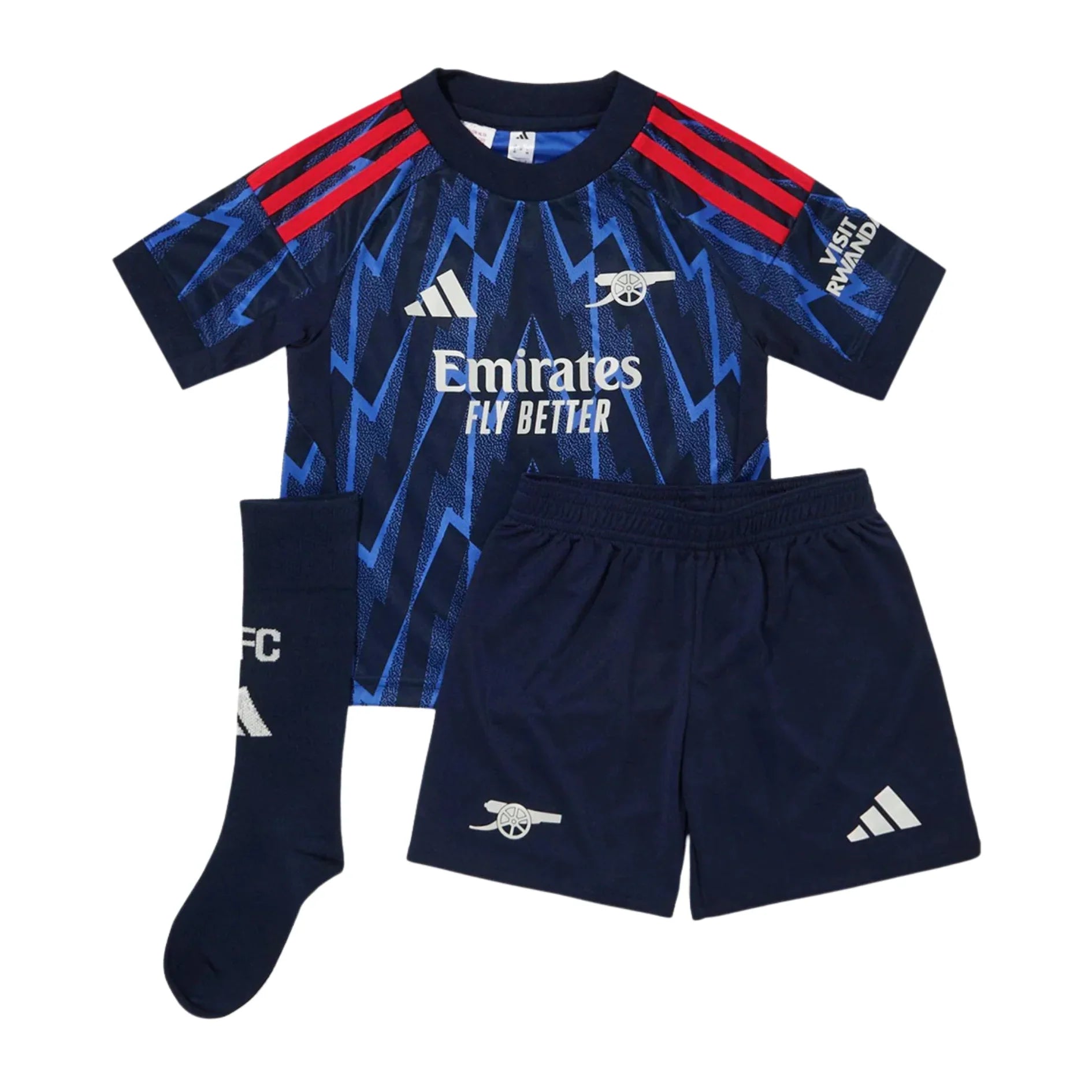 Arsenal 25/26 Away Kids Kit