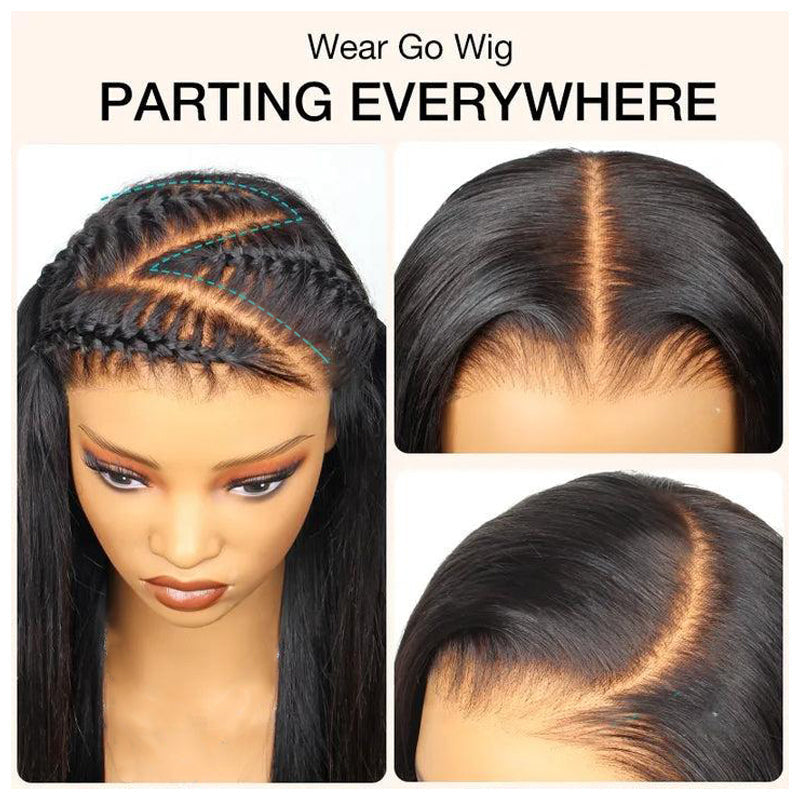 Pre Everything 13x4 Natural Loose Body Wave Glueless Hair Wigs