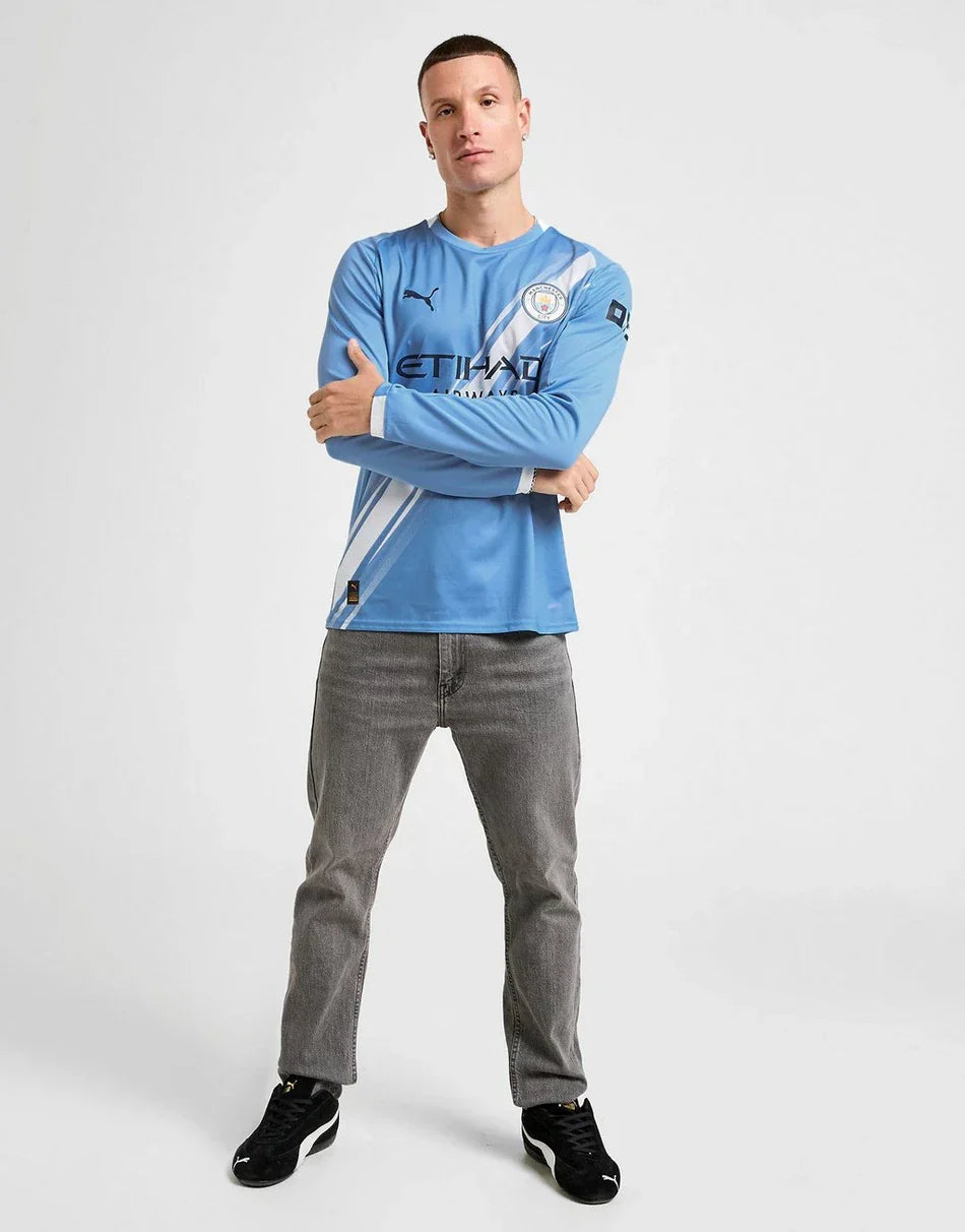 Manchester City 25/26 Home Shirt - Long Sleeve