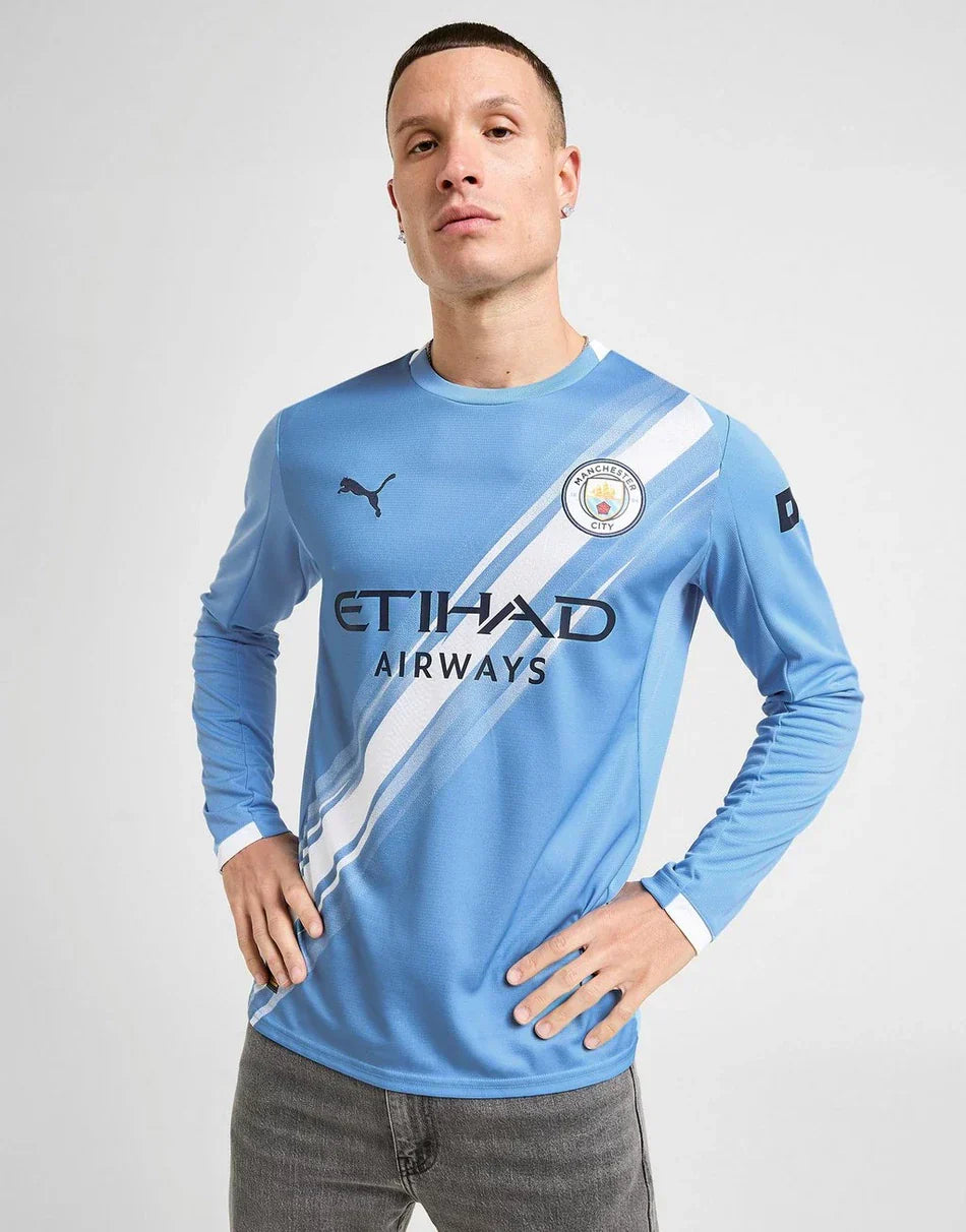 Manchester City 25/26 Home Shirt - Long Sleeve