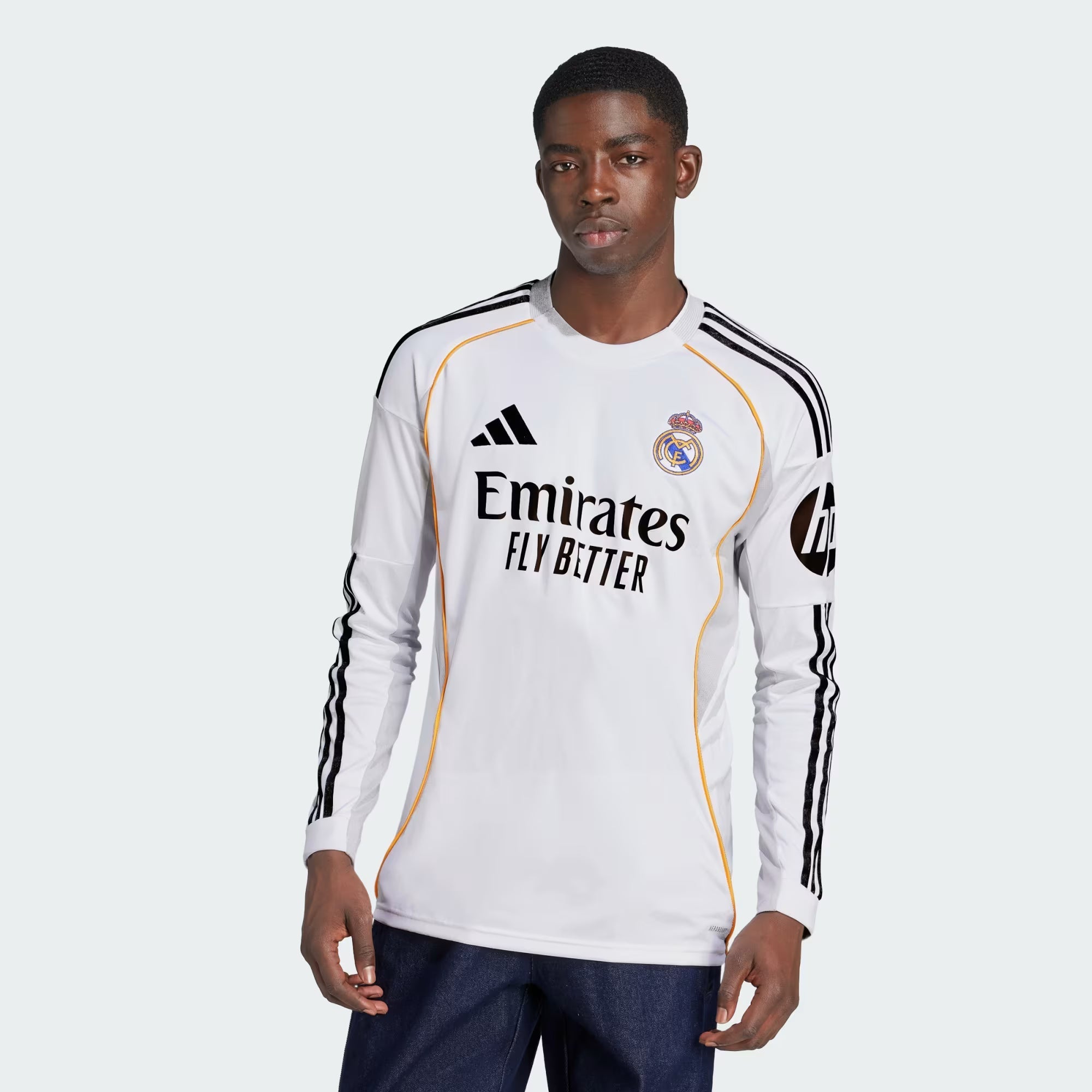 2025/26 Real Madrid Long Sleeve Home Kit