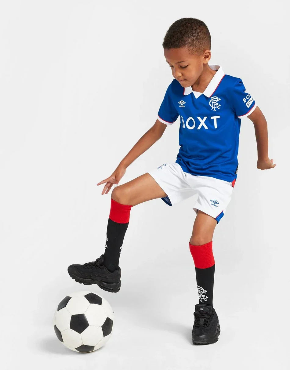 Rangers FC 25-26 Home Kids Kit