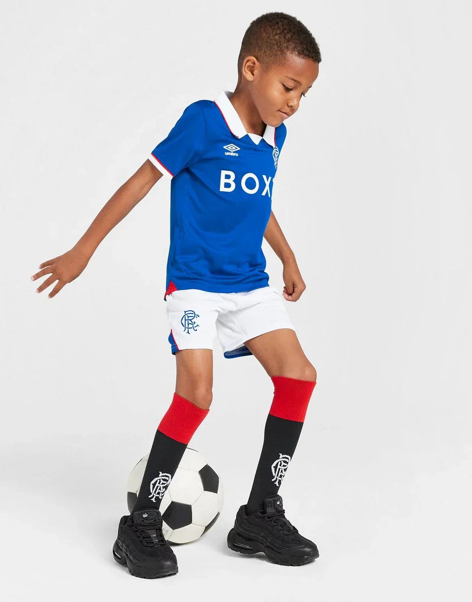 Rangers FC 25-26 Home Kids Kit