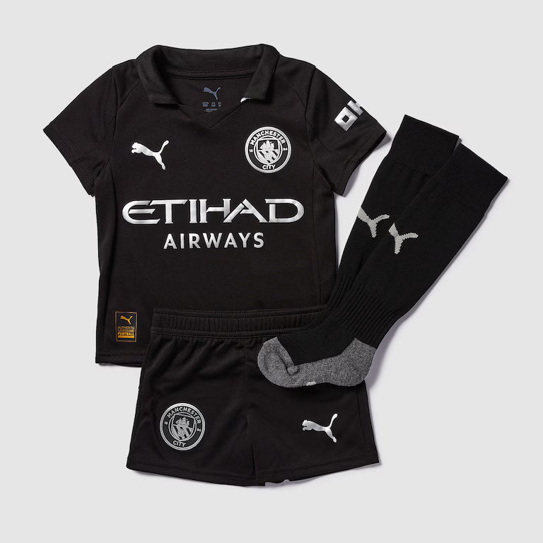 Manchester City 25/26 Away Kids Kit