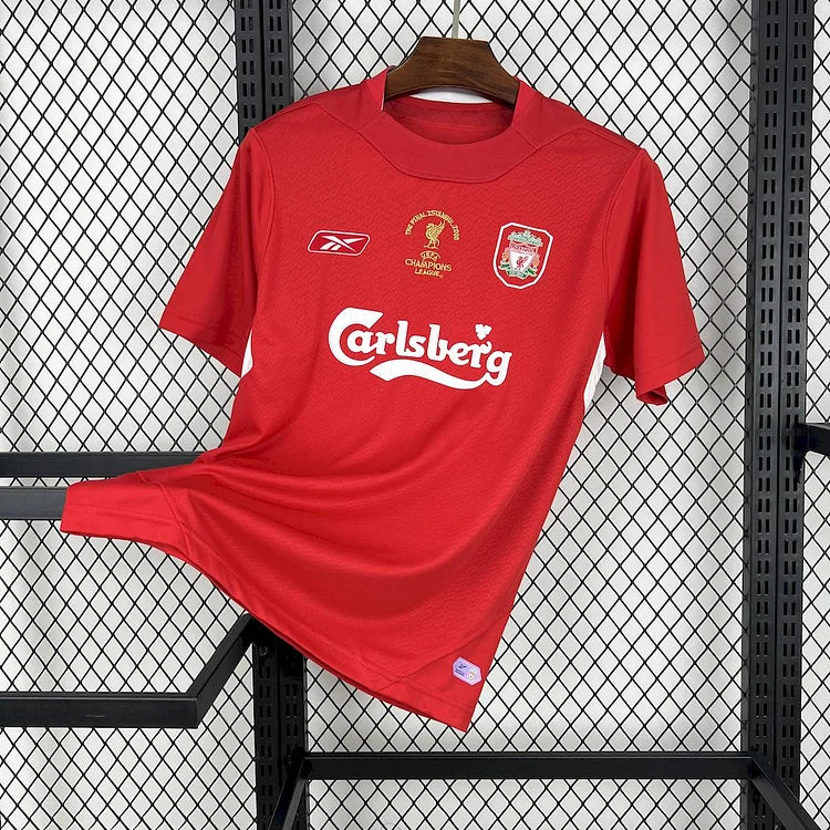 2005-2006 Liverpool Retro UCL Home Shirt