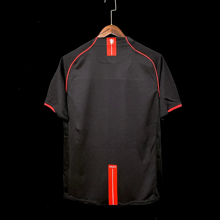 2007-2008 Manchester United Retro Third Shirt - Black