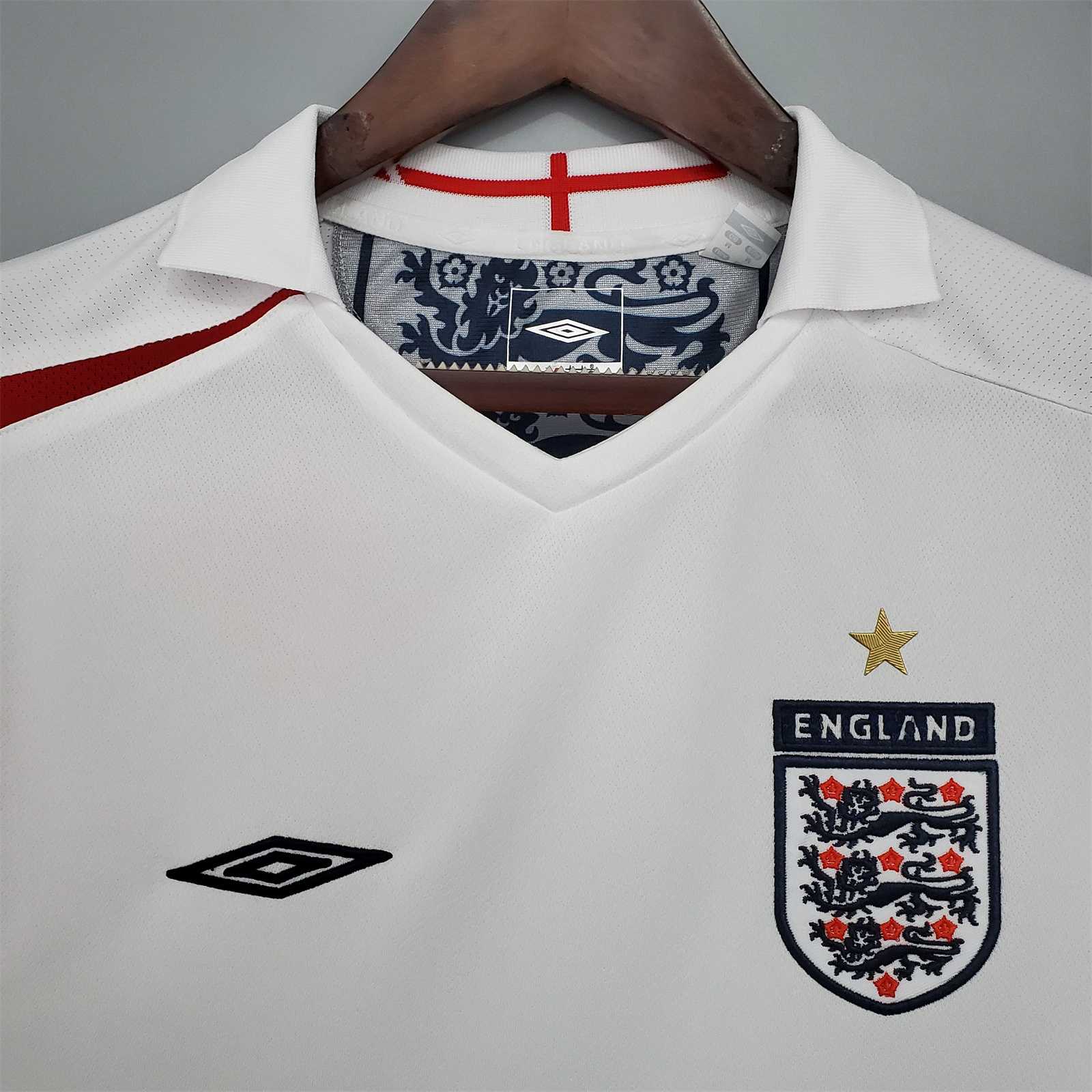 2006 England Home Retro Shirt World Cup
