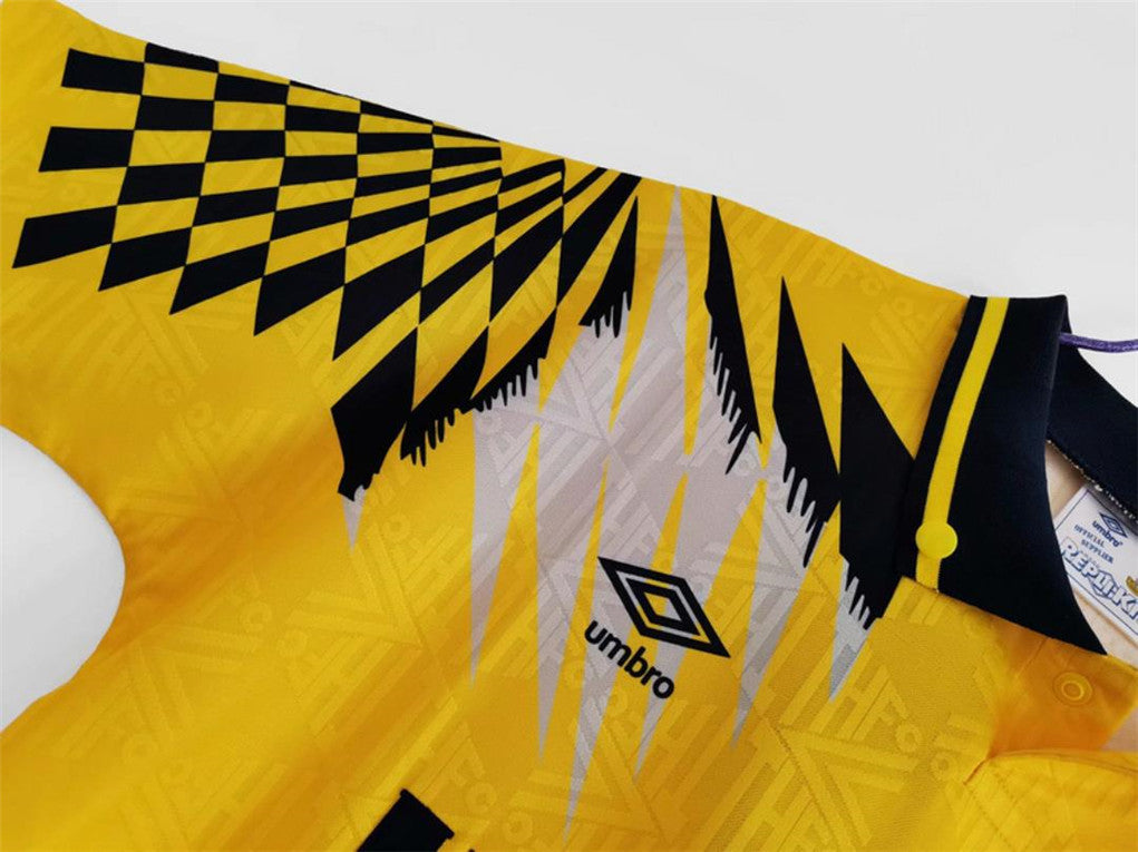 1992/1995 Tottenham Away Yellow Retro Shirt