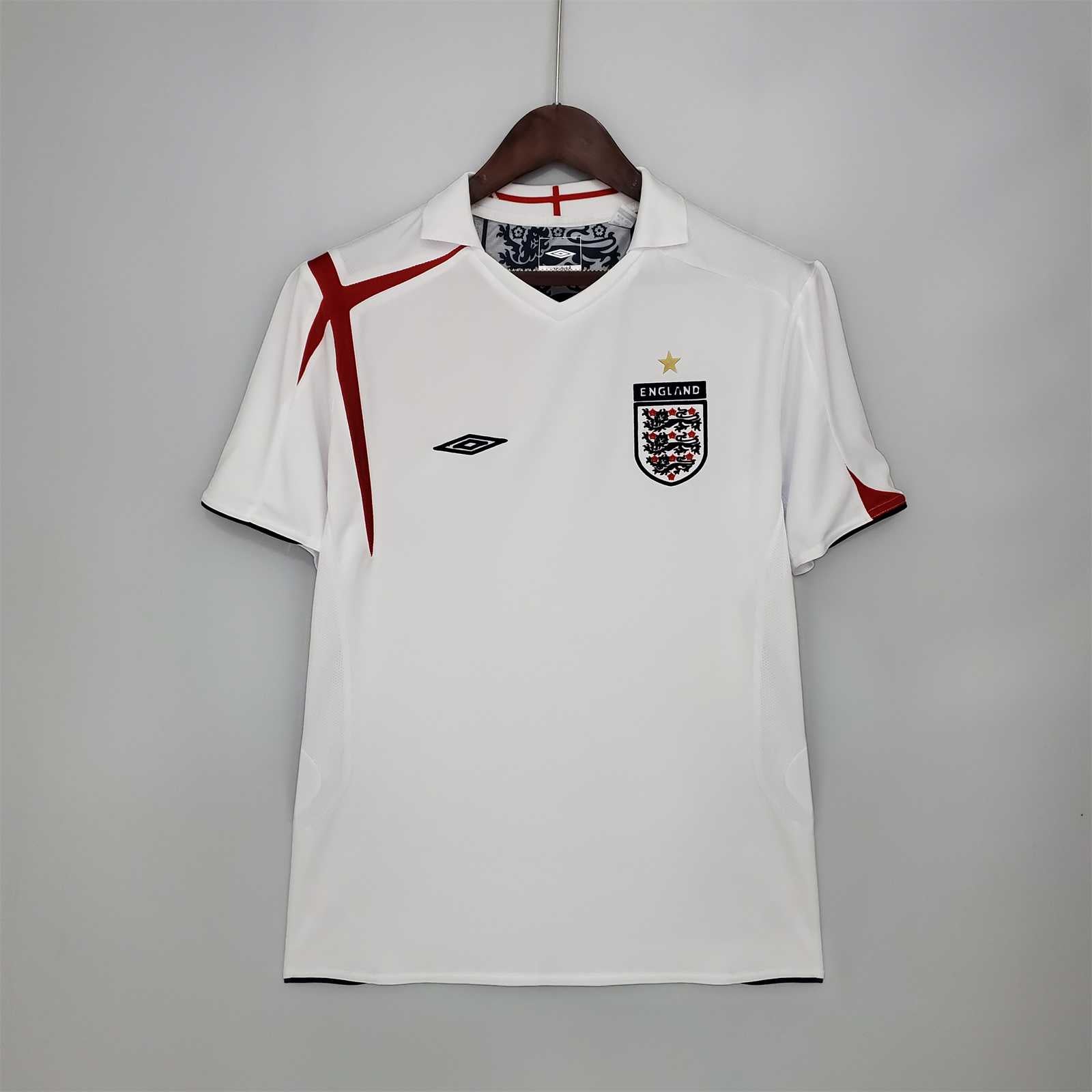 2006 England Home Retro Shirt World Cup