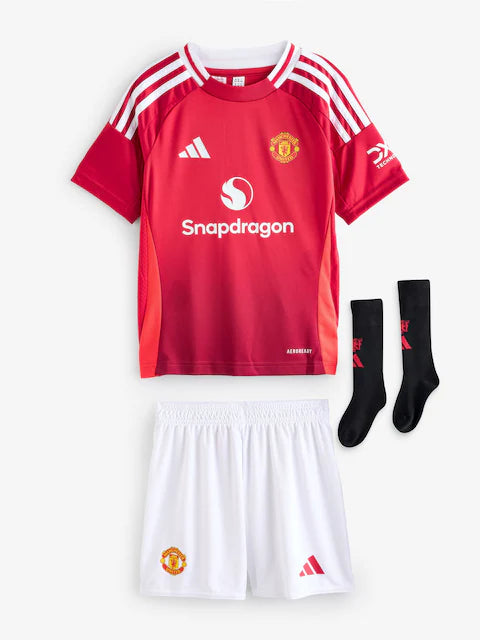 24/25 Manchester United Home Kids Kit