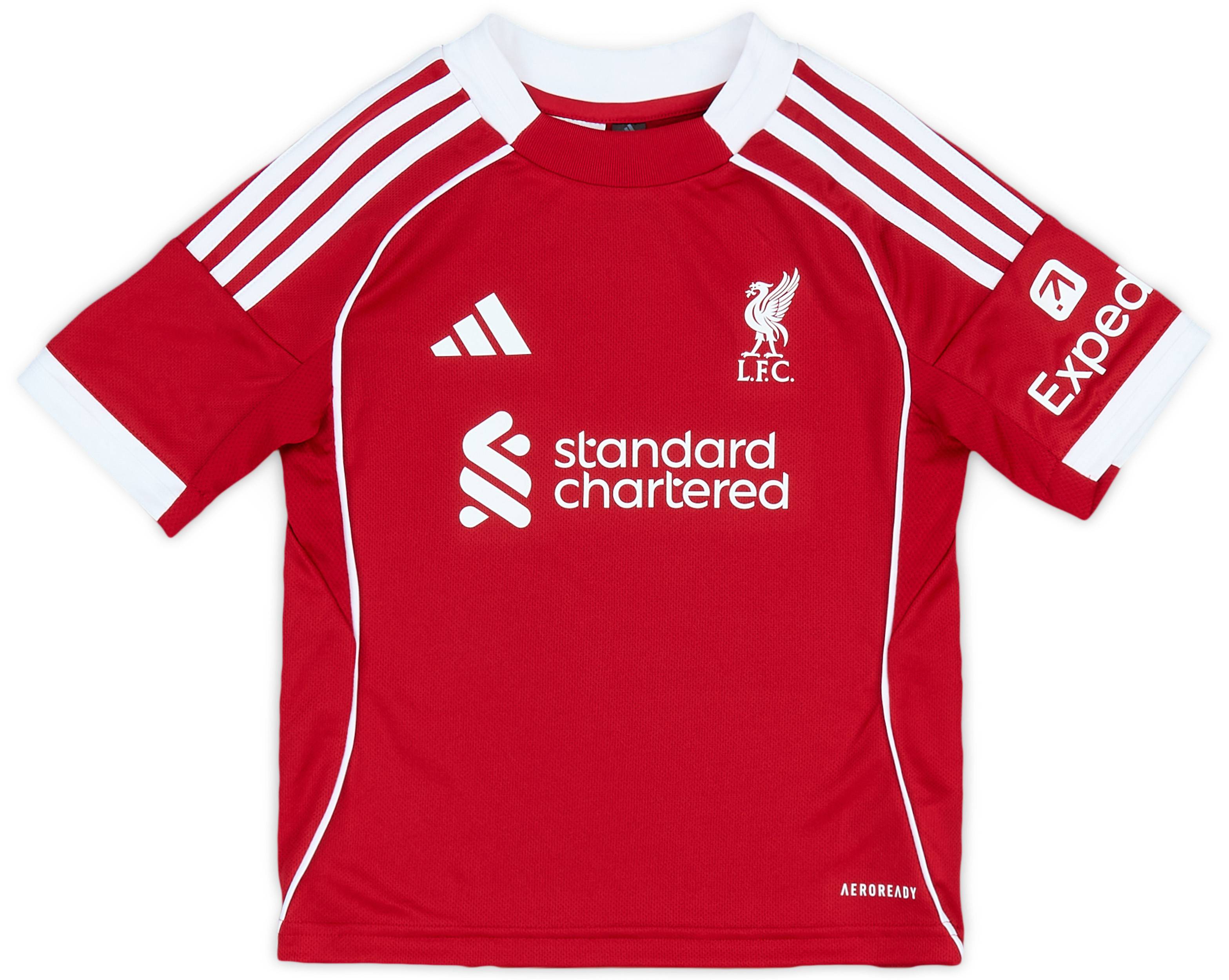 Liverpool 25-26 Home Kids Kit