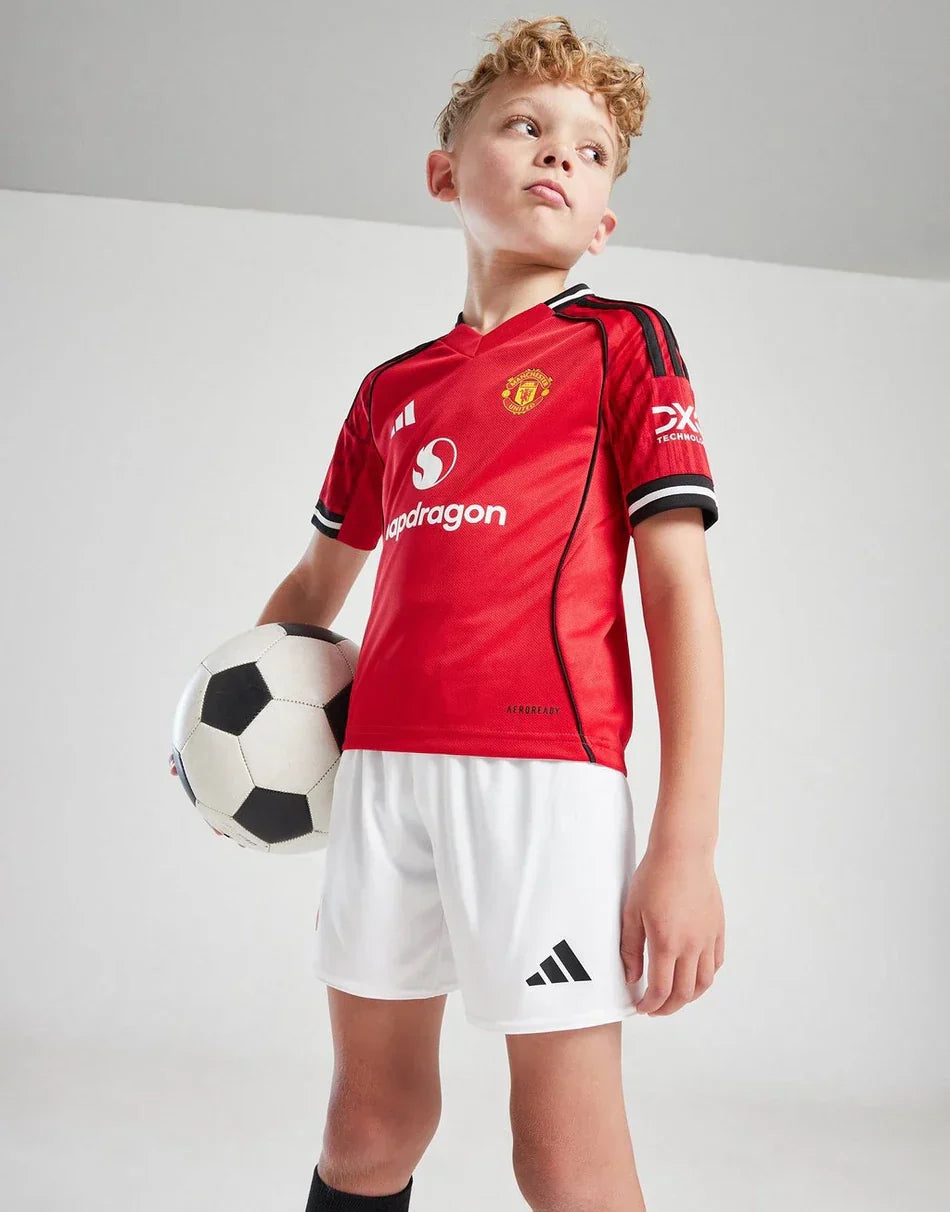 Manchester United 25-26 Home Kids Kit