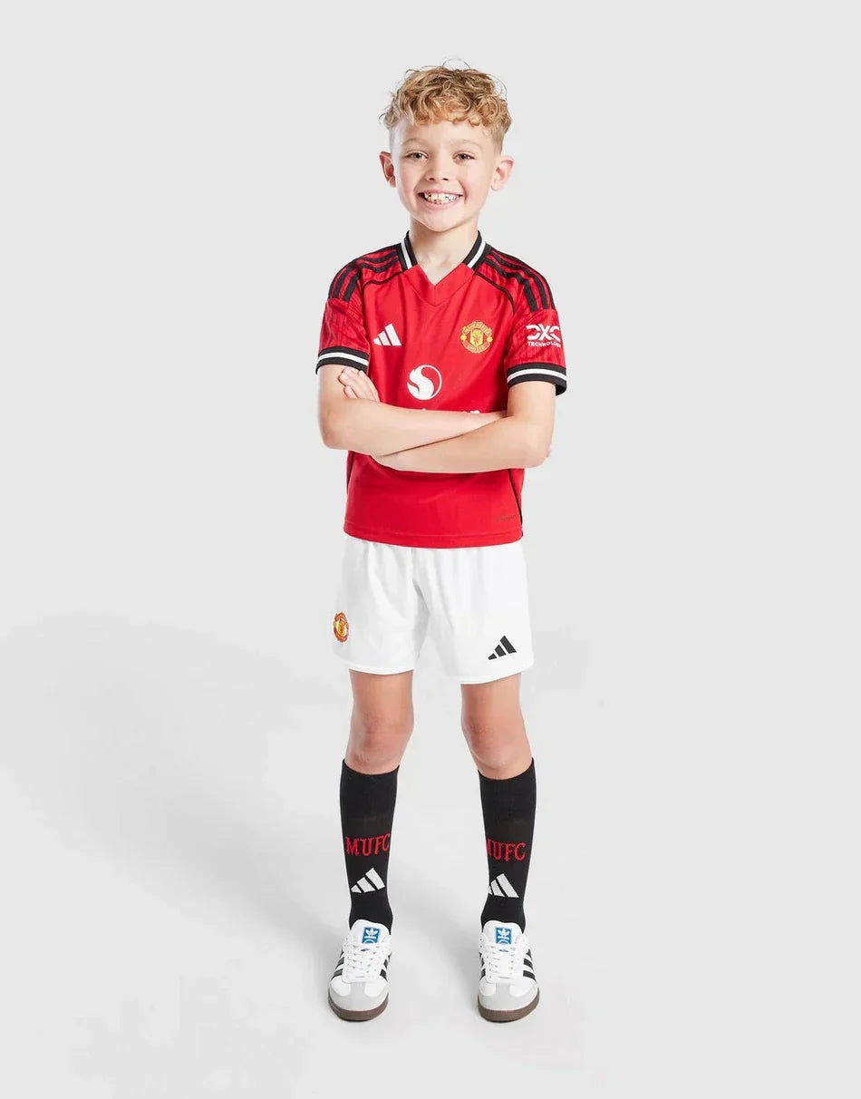 Manchester United 25-26 Home Kids Kit