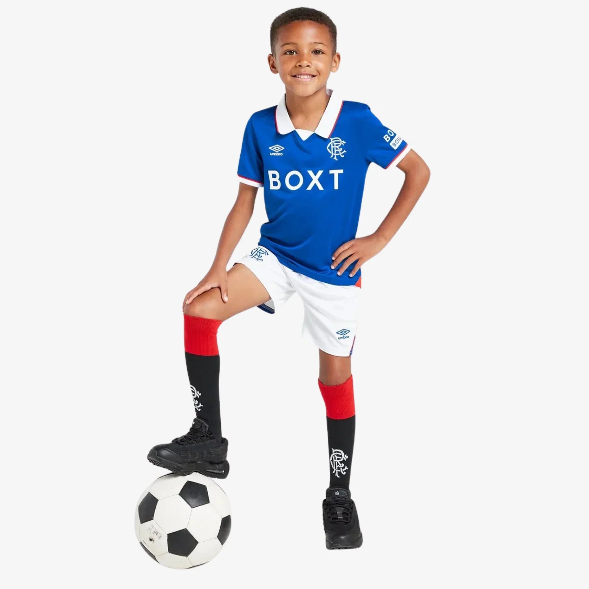 Rangers FC 25-26 Home Kids Kit