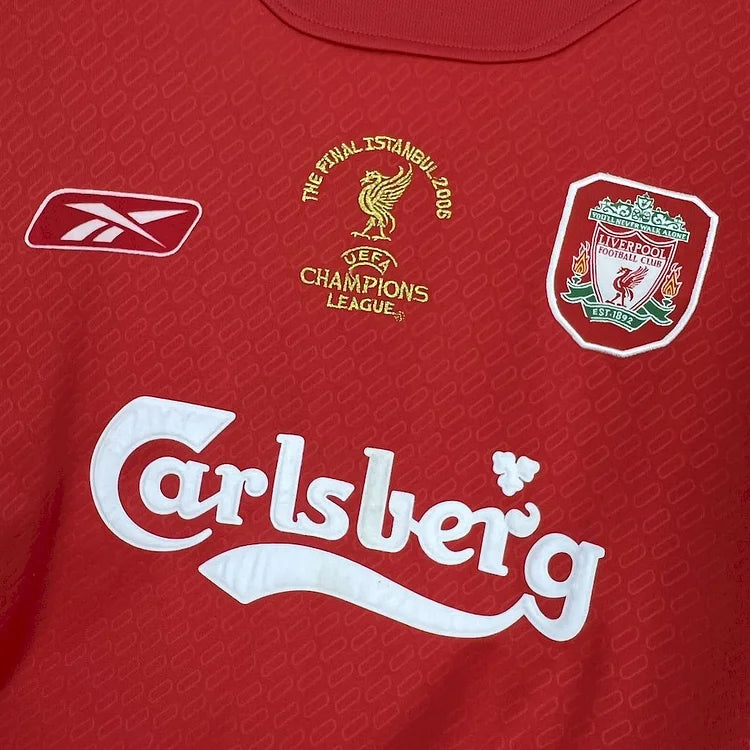 2005-2006 Liverpool Retro UCL Home Shirt