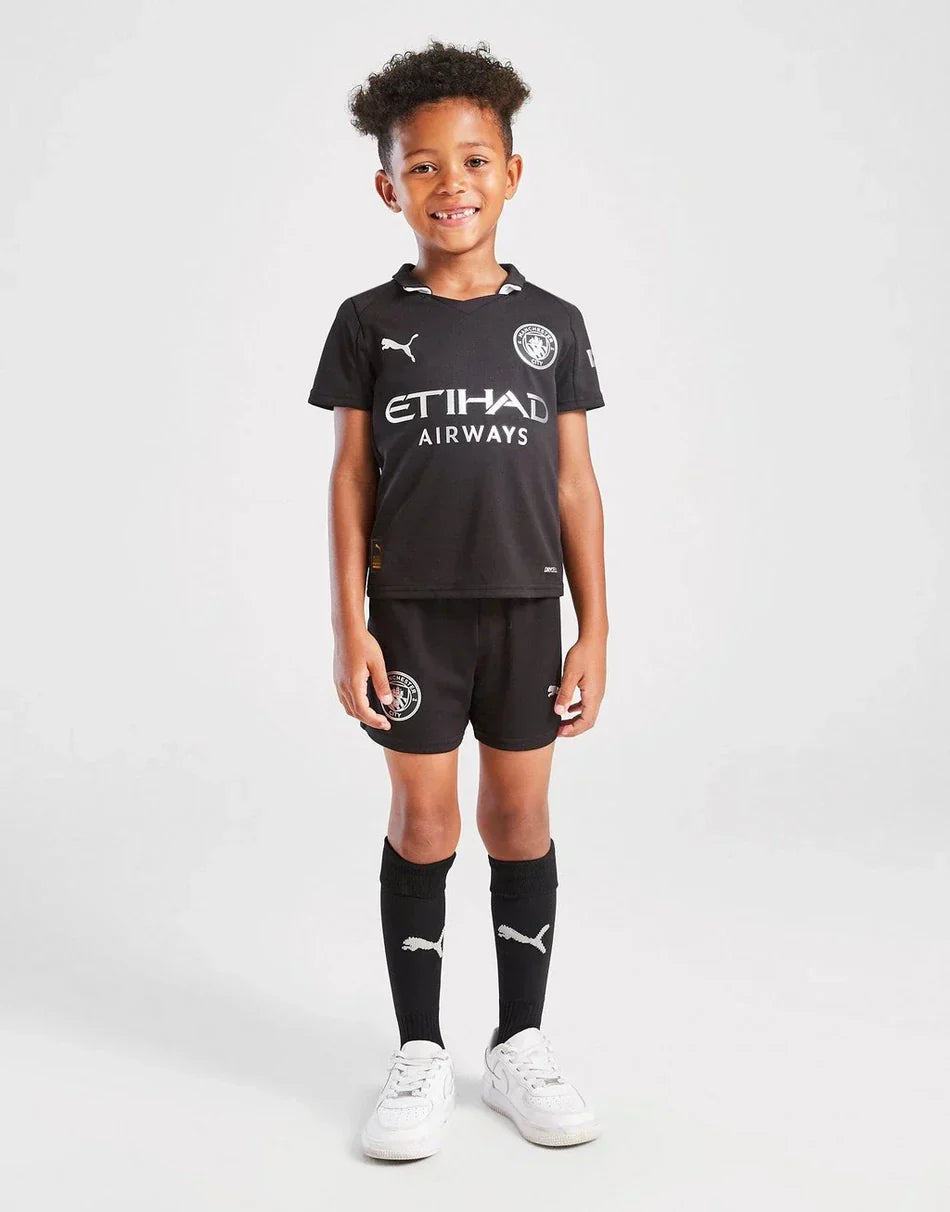 Manchester City 25/26 Away Kids Kit