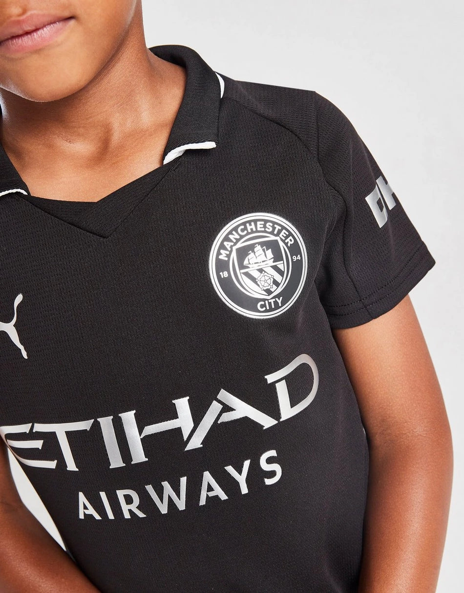 Manchester City 25/26 Away Kids Kit
