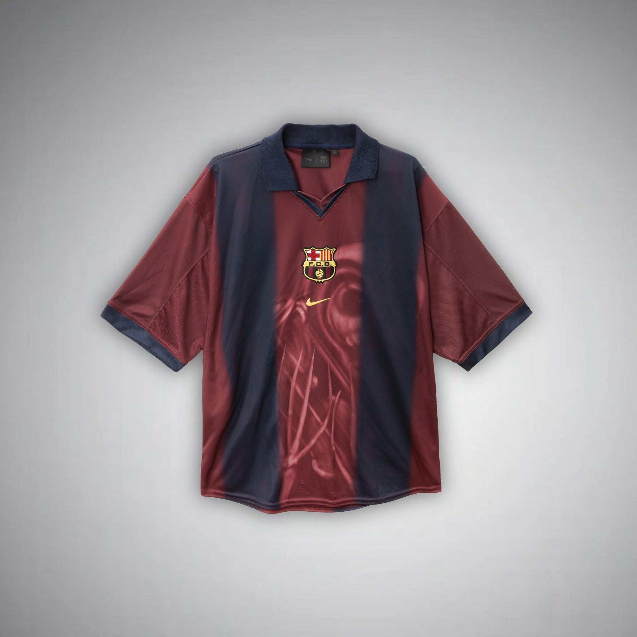 FC Barcelona x Travis Scott 01/02 Retro Home Shirt - Limited Edition
