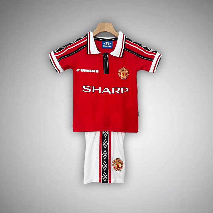 98/99 Manchester United Home Kids Kit