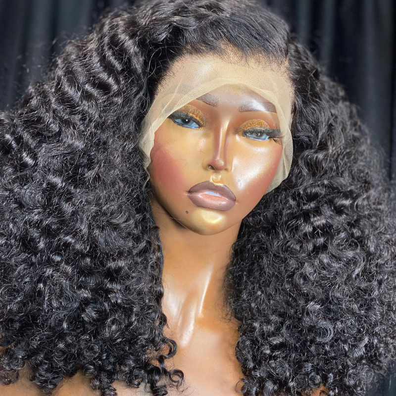 200 Density Deep Wave Bob Wig 13x4 Lace Front Human Hair Wigs