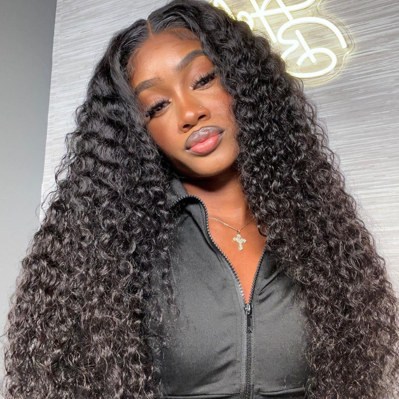 13 by 4 13 by 6 Transparent Lace Front Wig 13 * 4 13 * 6 Deep Wave Human Hair Wigs