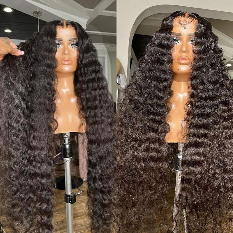 30 32 34 36 38 Inch 200 250 Density 13x4 Lace Front Human Hair Wigs Straight Body Wave Loose Wave Deep Wave Water Wave Hair Wig