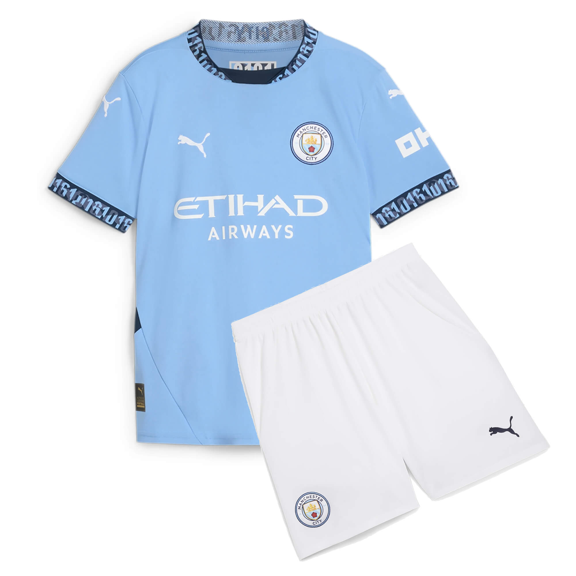 Manchester City 2024/25 Home Kids Kit
