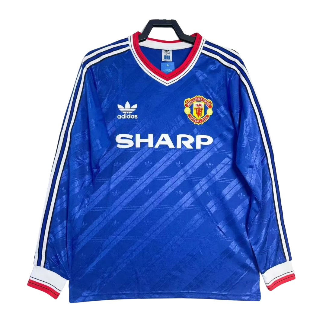 Manchester United 1986/1988 Away Retro Shirt - Long Sleeve
