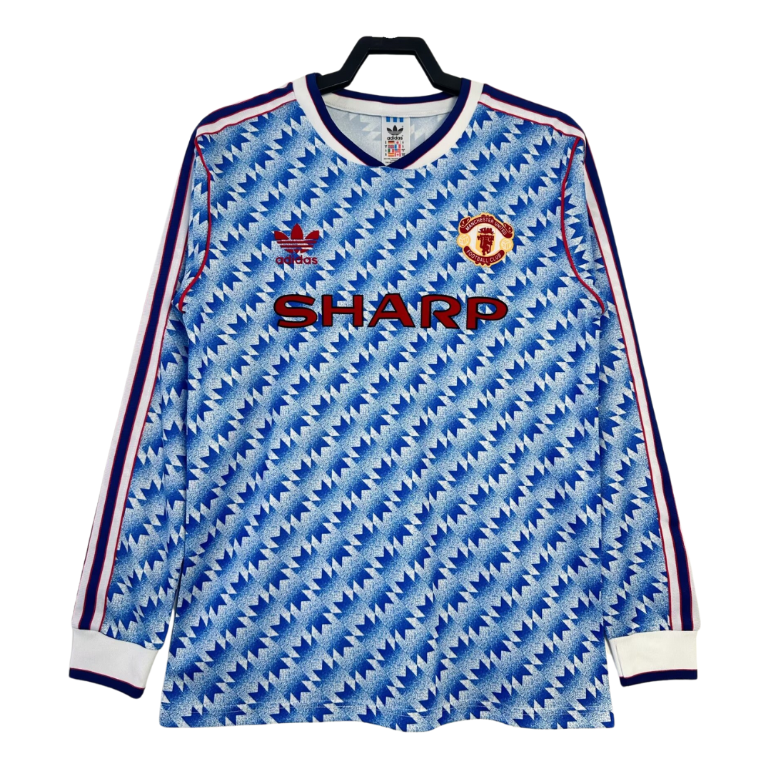 Manchester United 1990/1992 Away Retro Shirt - Long Sleeve
