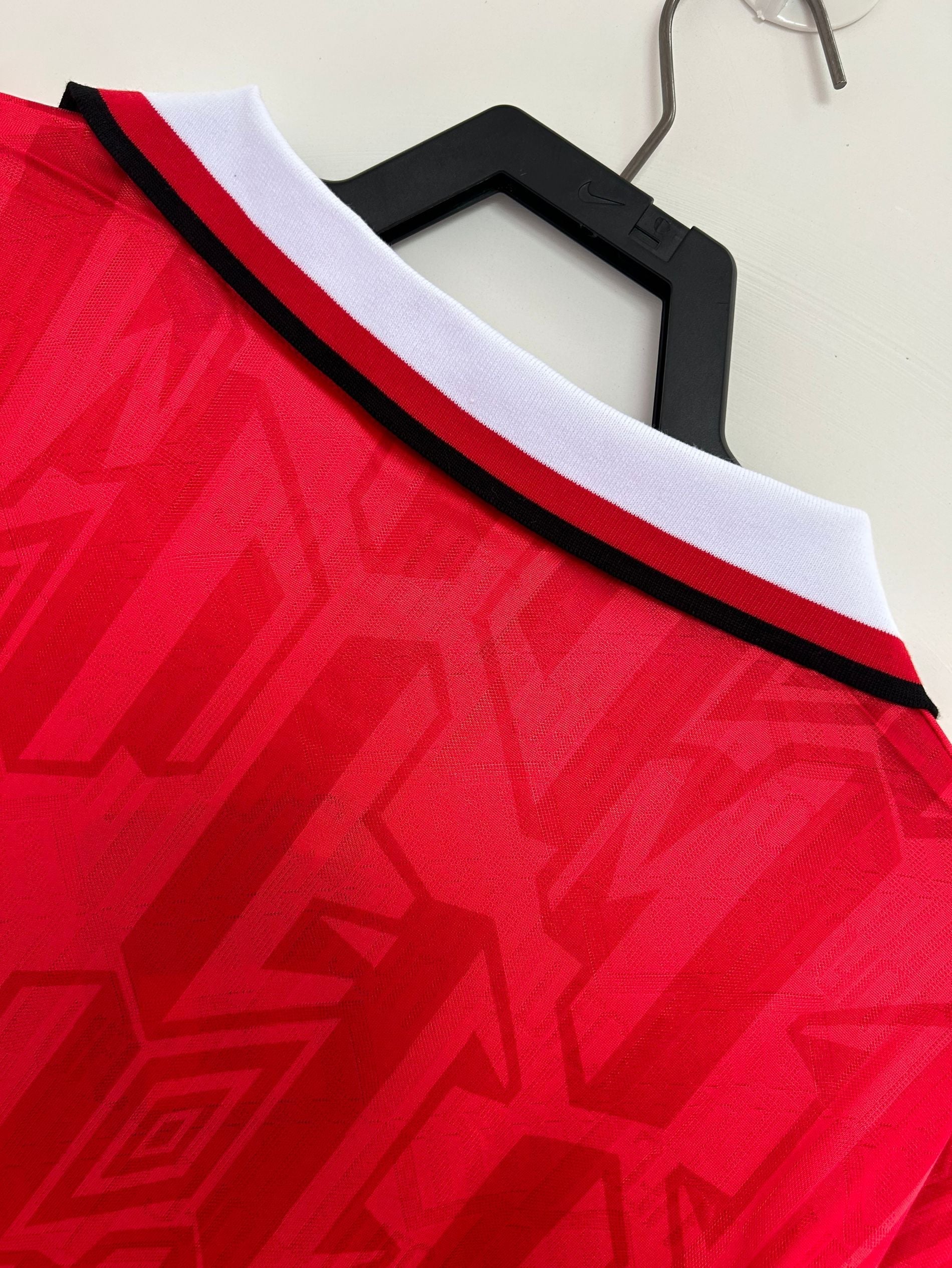 Manchester United 1992/1994 Home Retro Shirt - Long Sleeve