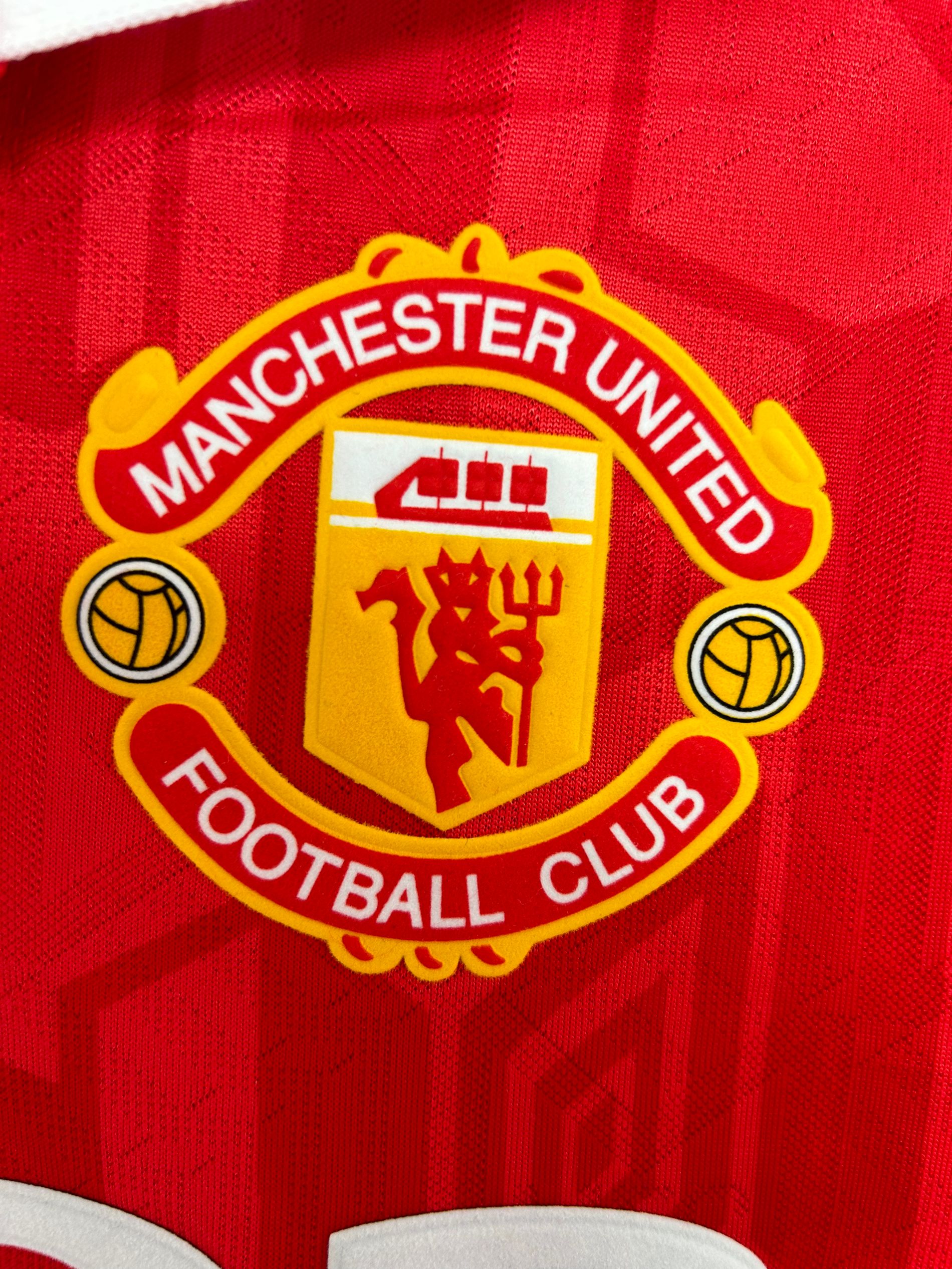 Manchester United 1992/1994 Home Retro Shirt - Long Sleeve