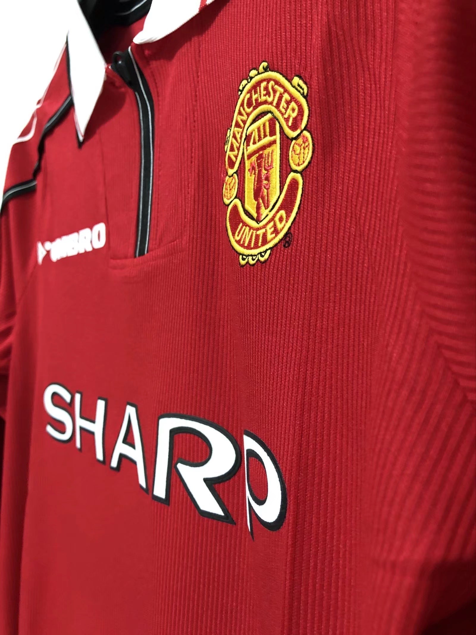 Manchester United 1998/1999 Retro Home Shirt - Long Sleeve
