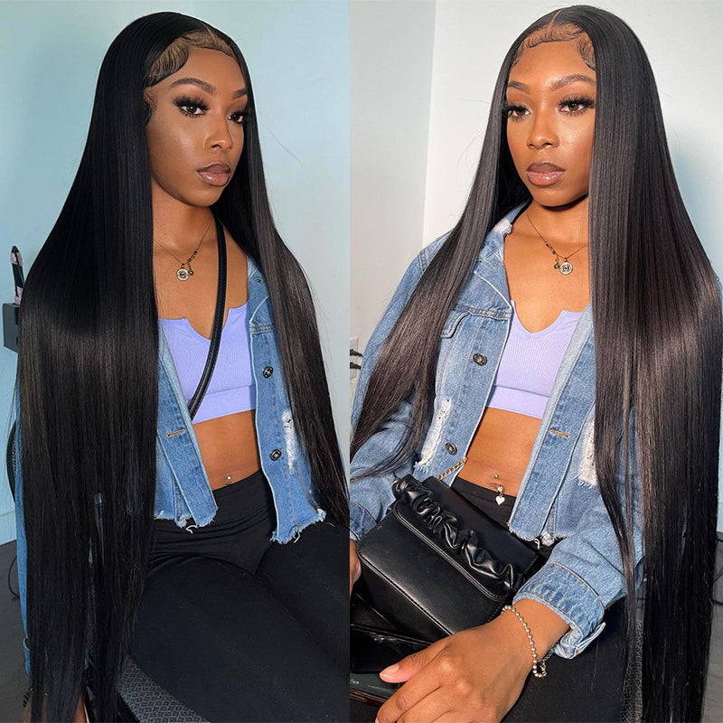 30 32 34 36 38 Inch 200 250 Density 13x4 Lace Front Human Hair Wigs Straight Body Wave Loose Wave Deep Wave Water Wave Hair Wig