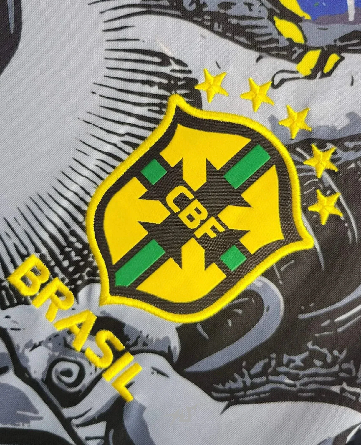 Brazil Jesus Black Corteiz Shirt - Special Edition