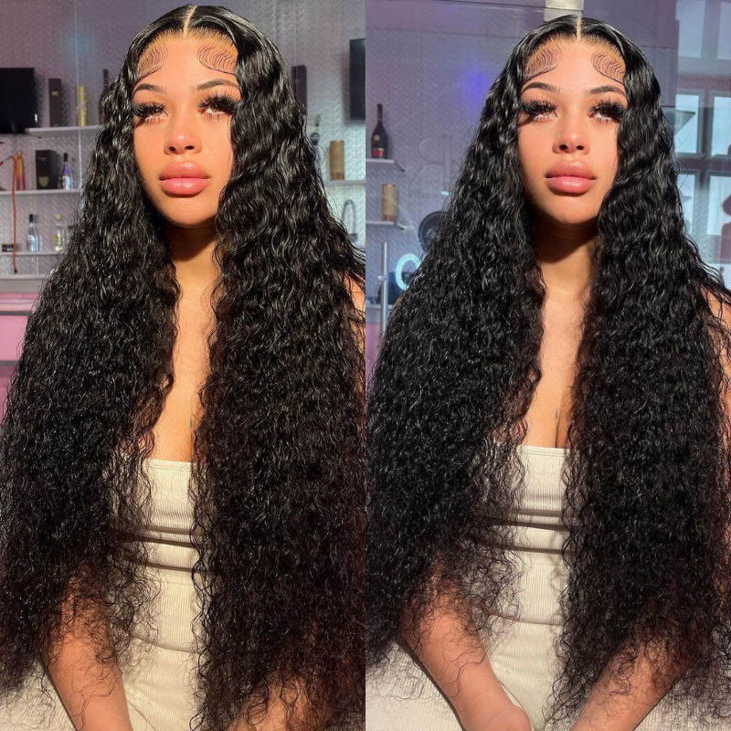 13 by 4 13 by 6 Lace Frontal Wig 13 * 4 13 * 6 Water Wave Human Hair Wigs