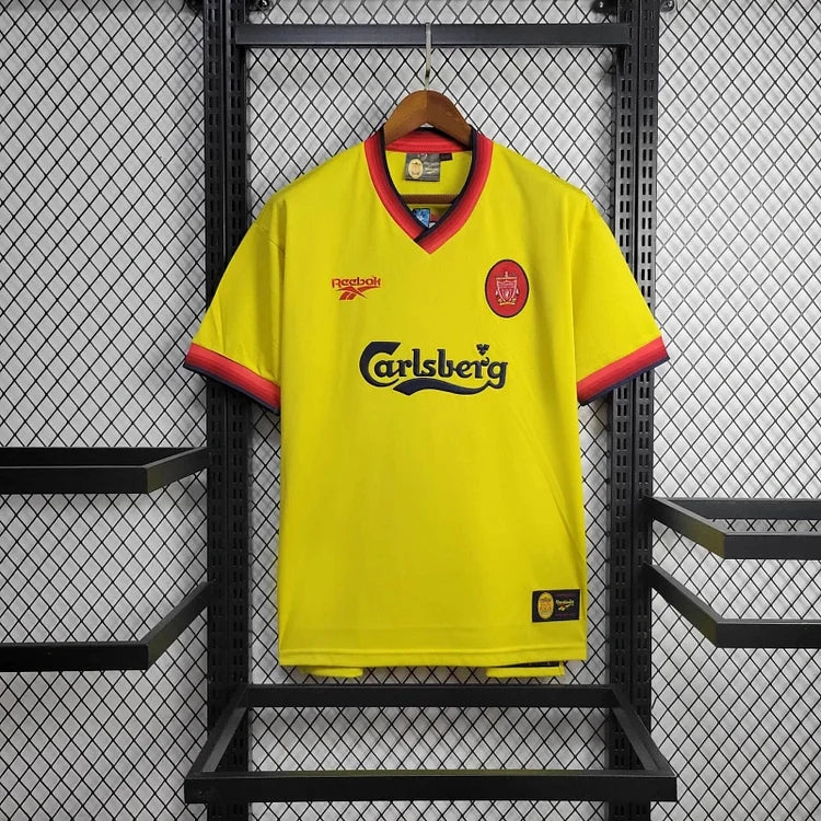 1998-1999 Liverpool Retro Away Shirt - Yellow