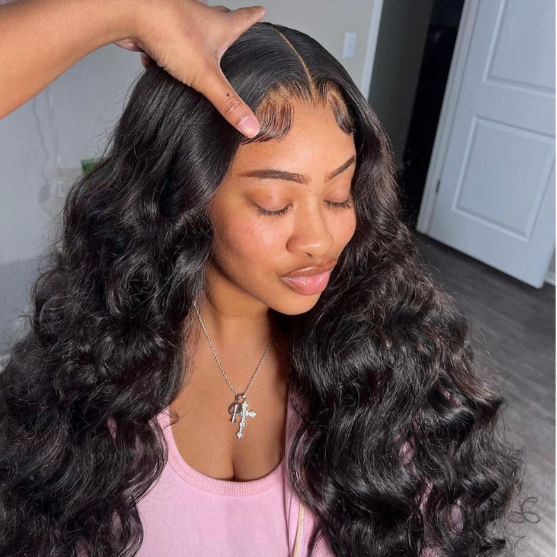 13 by 4 13 by 6 Lace Frontal Loose Wave Virgin Human Hair Wigs