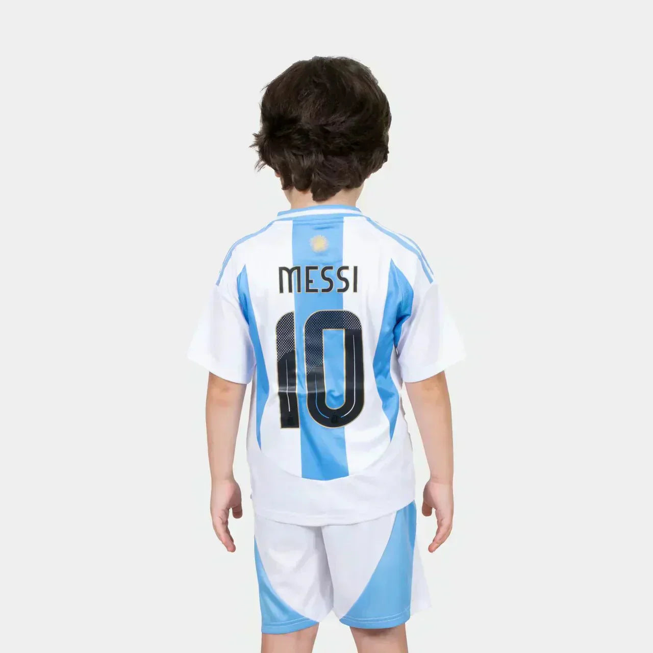 Messi 10 Argentina 24/25 Away Kids Kit