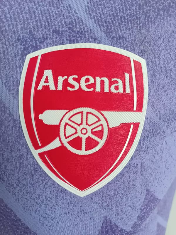 Arsenal 25/26 Purple Polo Kit – Player Version