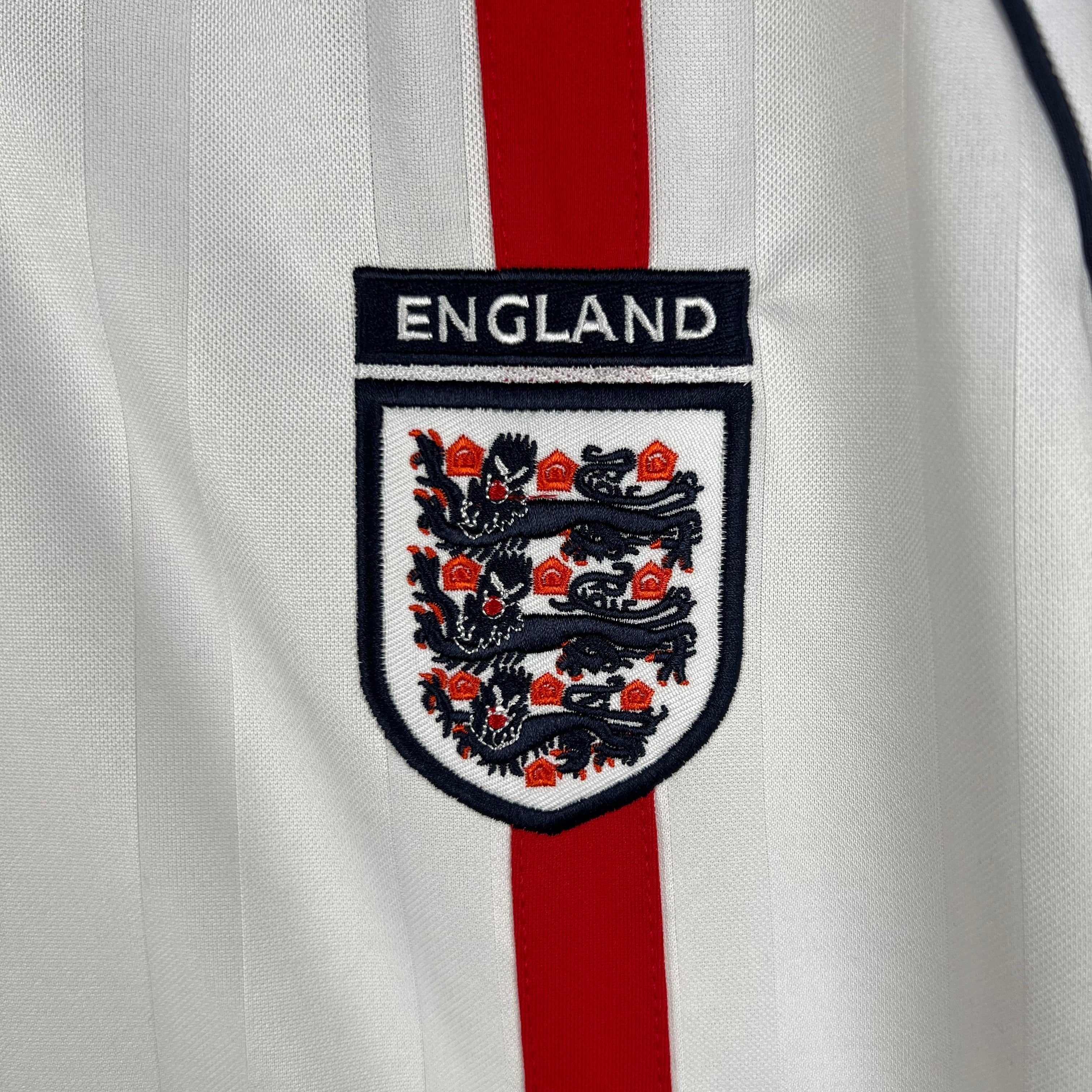 2002 England World Cup Home Shirt