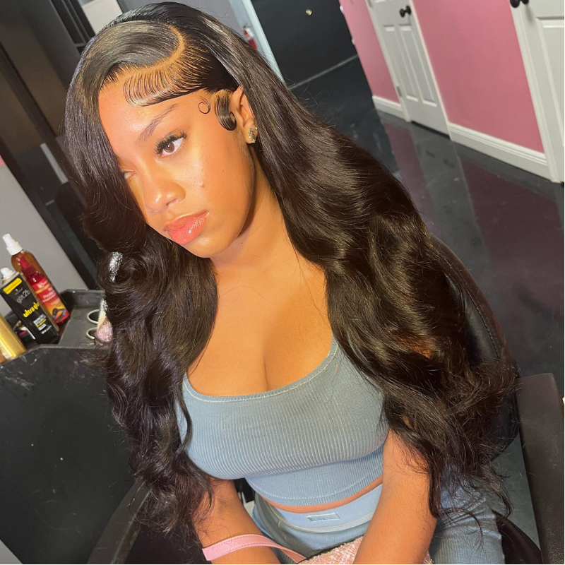 Side C Part Human Hair Wig 250% Density 13x4 HD Lace Frontal Body Wave Hair
