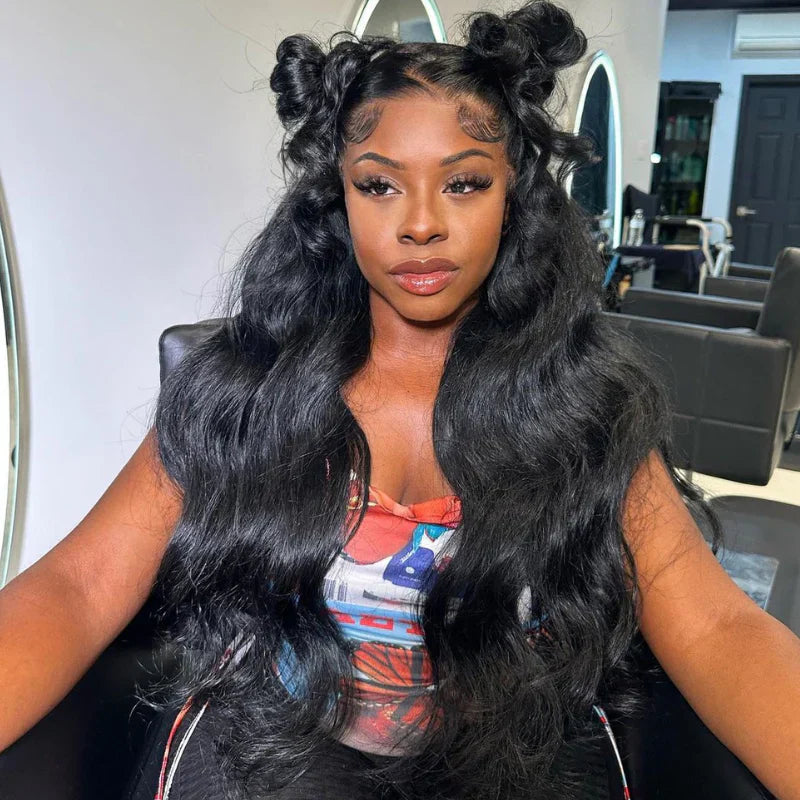Pre Plucked Bleached Knots Pre Everything 13x4 Lace Front Deep Wave Human Hair Wigs