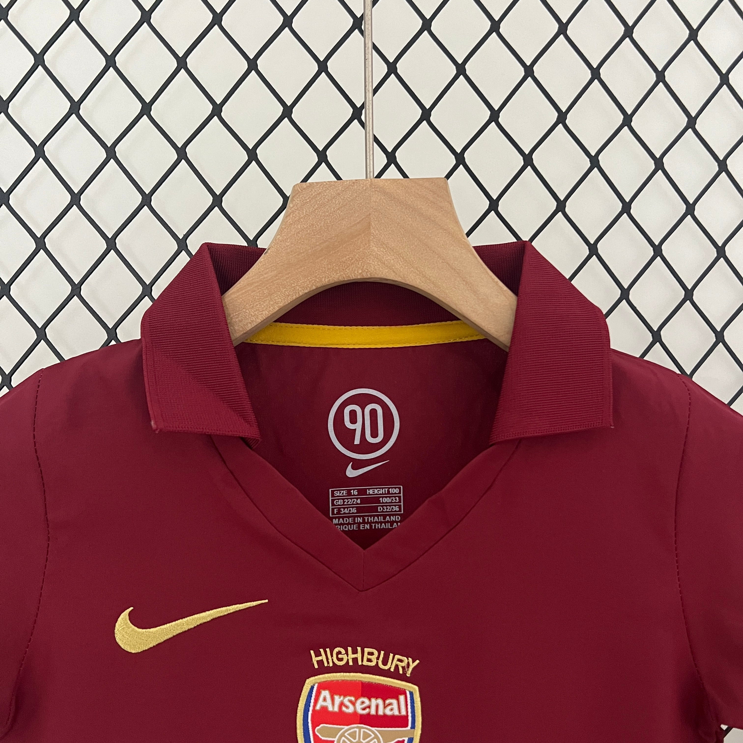 2005-2006 Arsenal Home Kids Kit