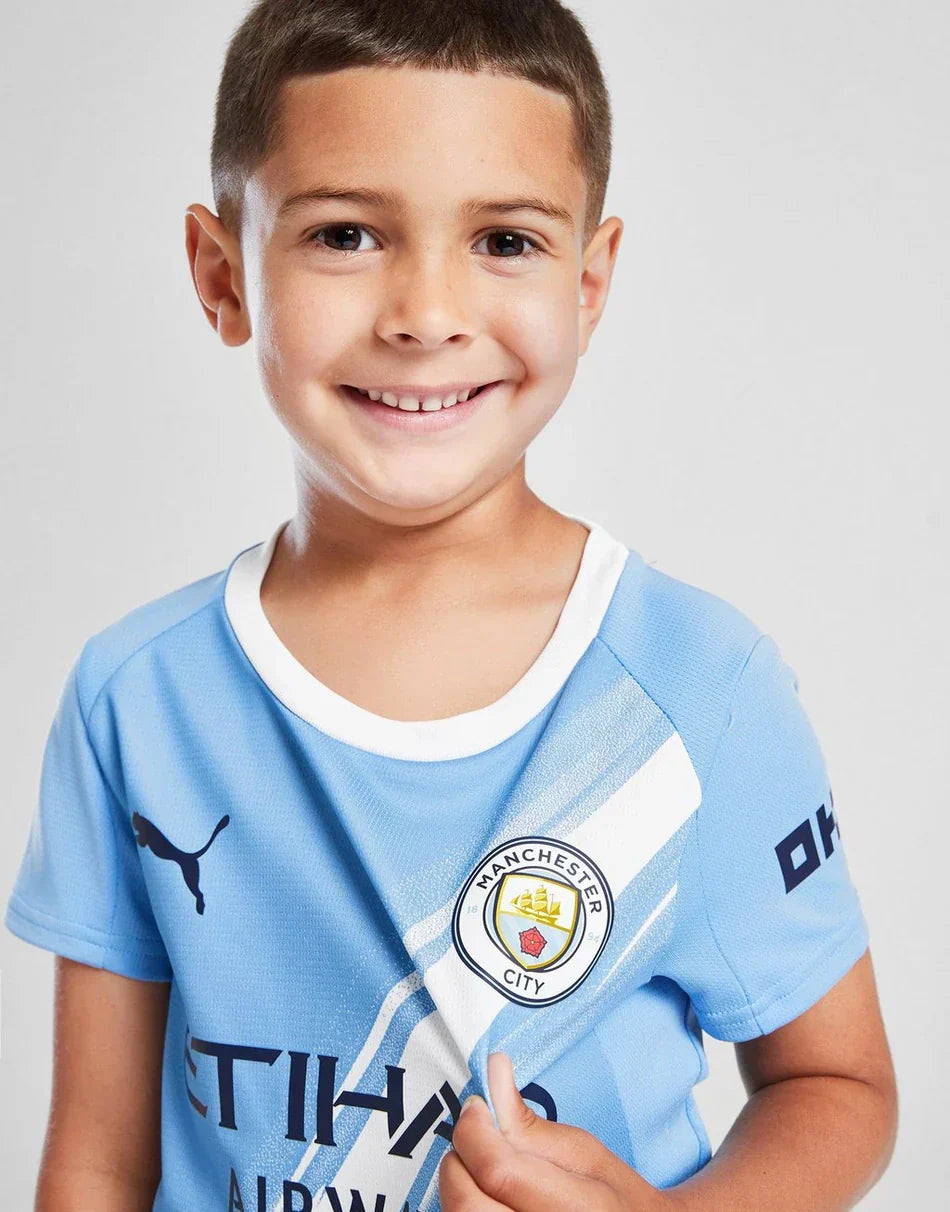 Manchester City 25/26 Home Kids Kit