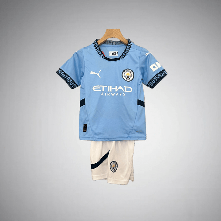 24/25 Manchester City Home Kids Kit