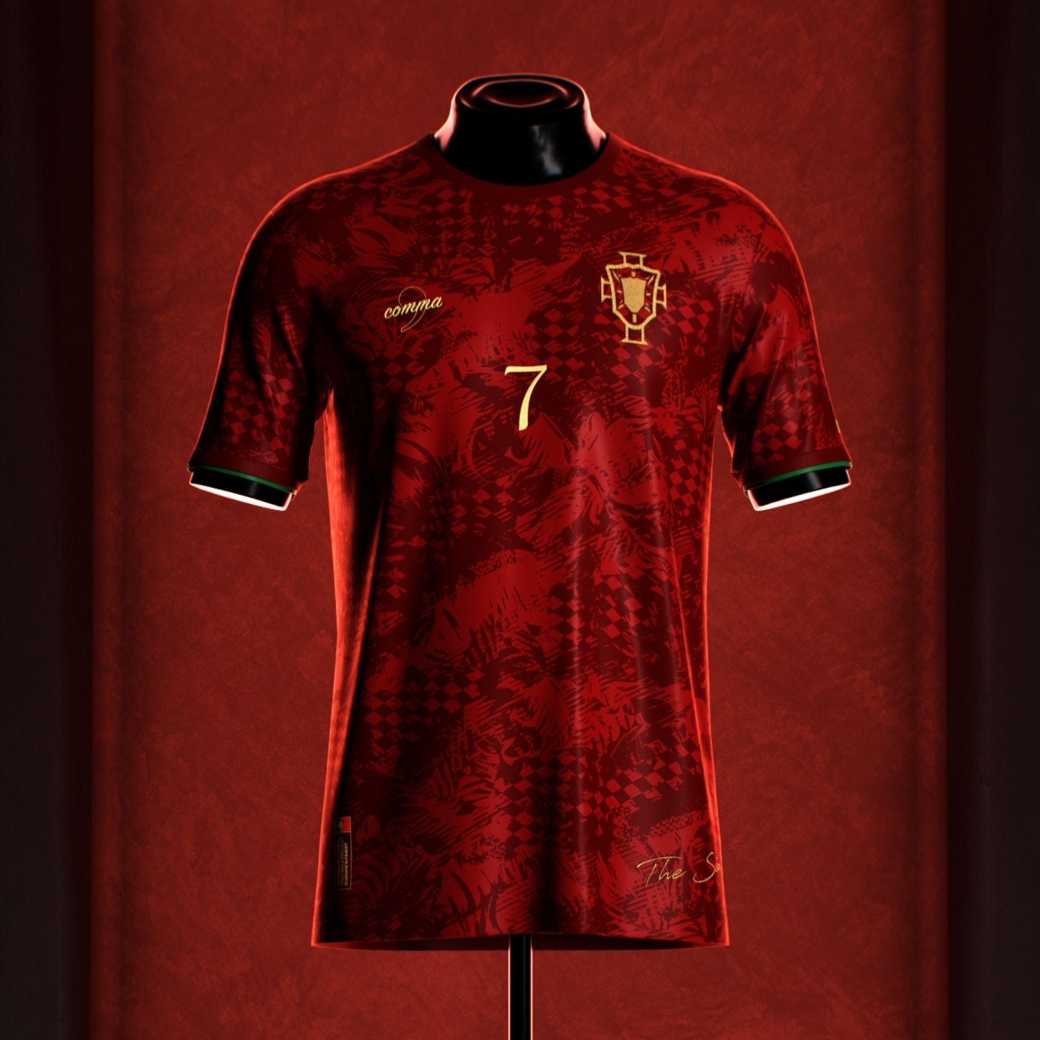 Portugal The Siu Red Kit - Ronaldo