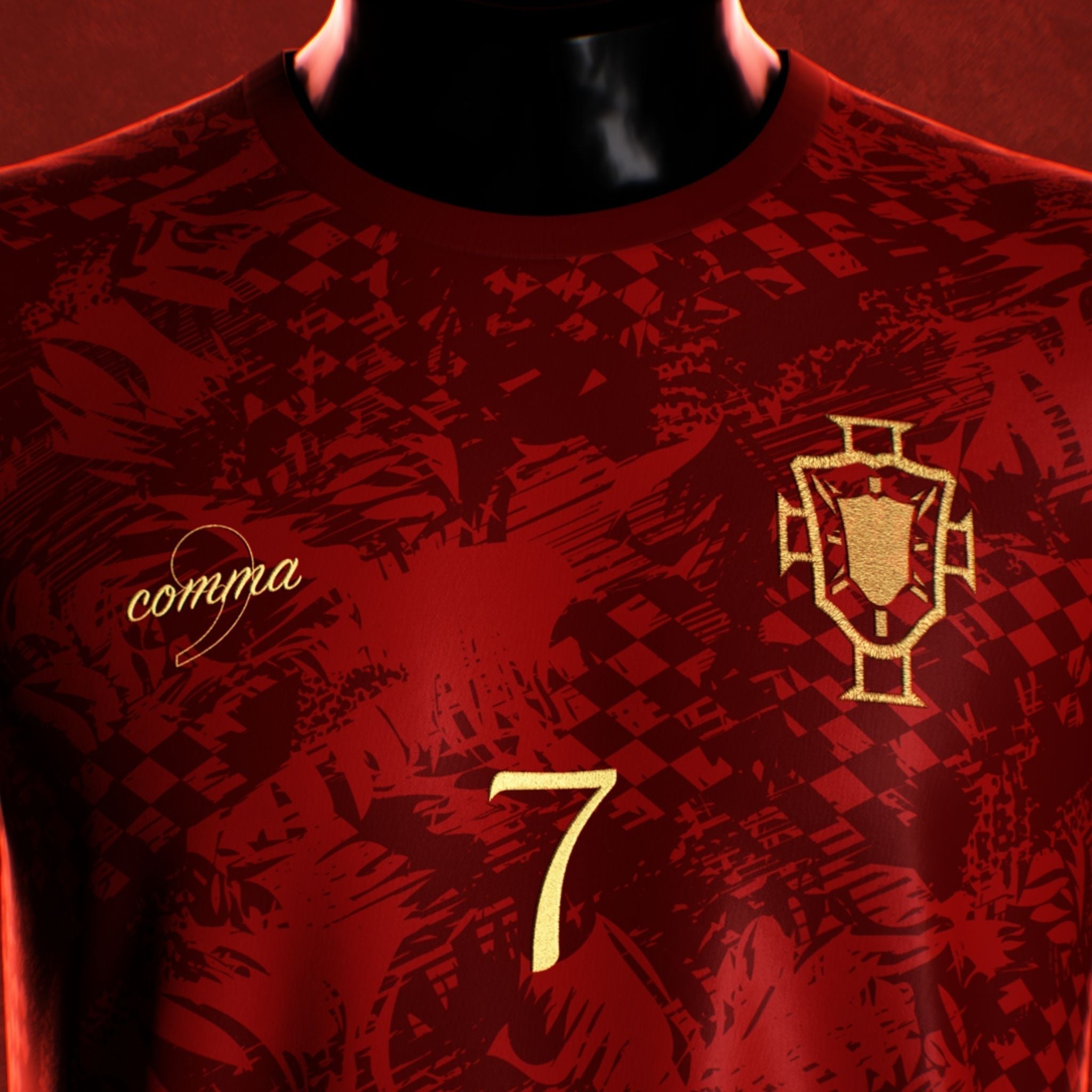 Portugal The Siu Red Kit - Ronaldo