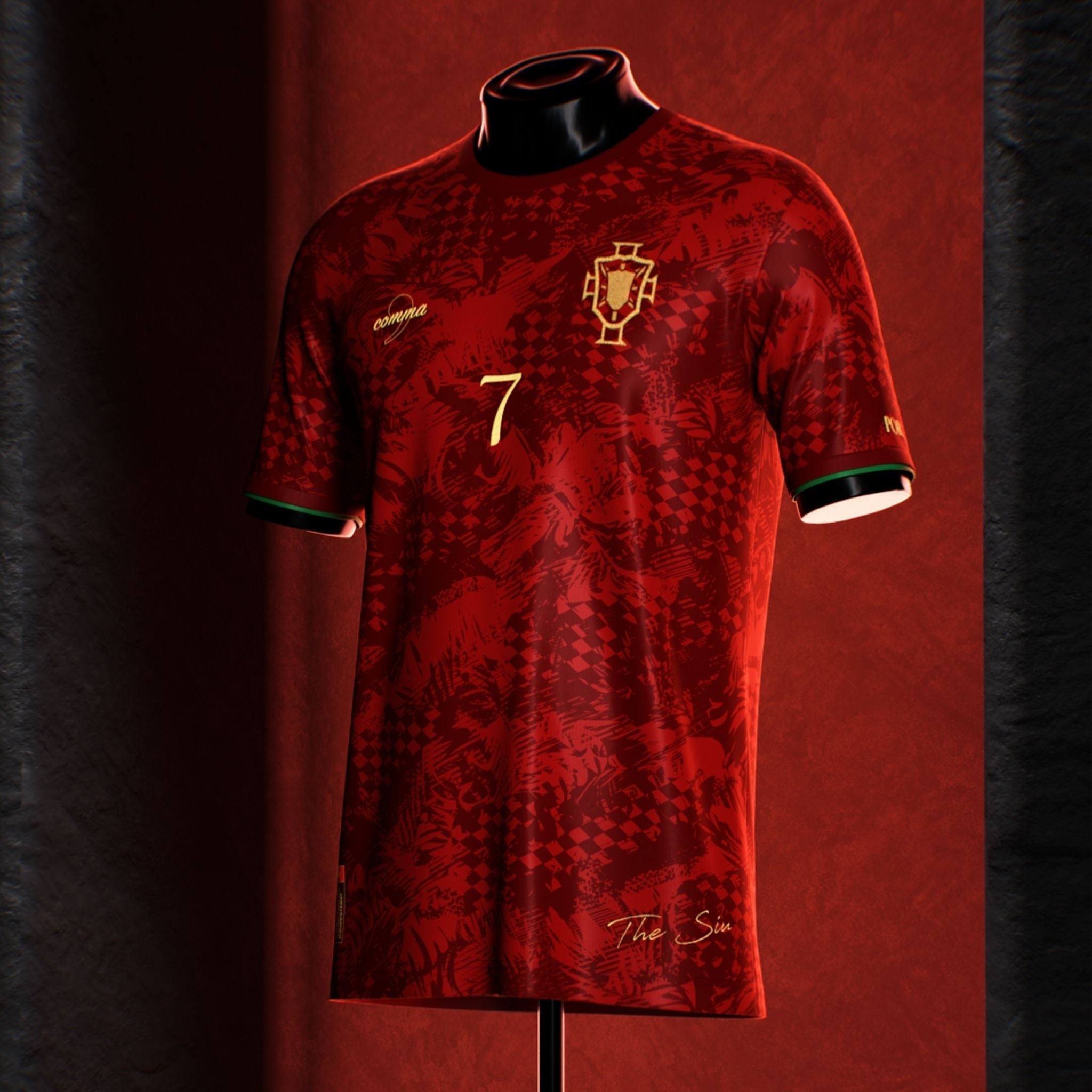 Portugal The Siu Red Kit - Ronaldo